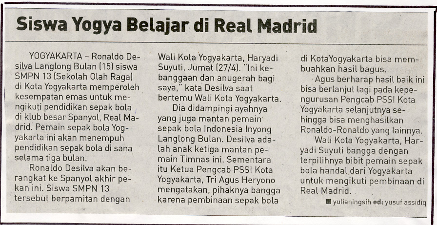 Kliping jogja terbaru